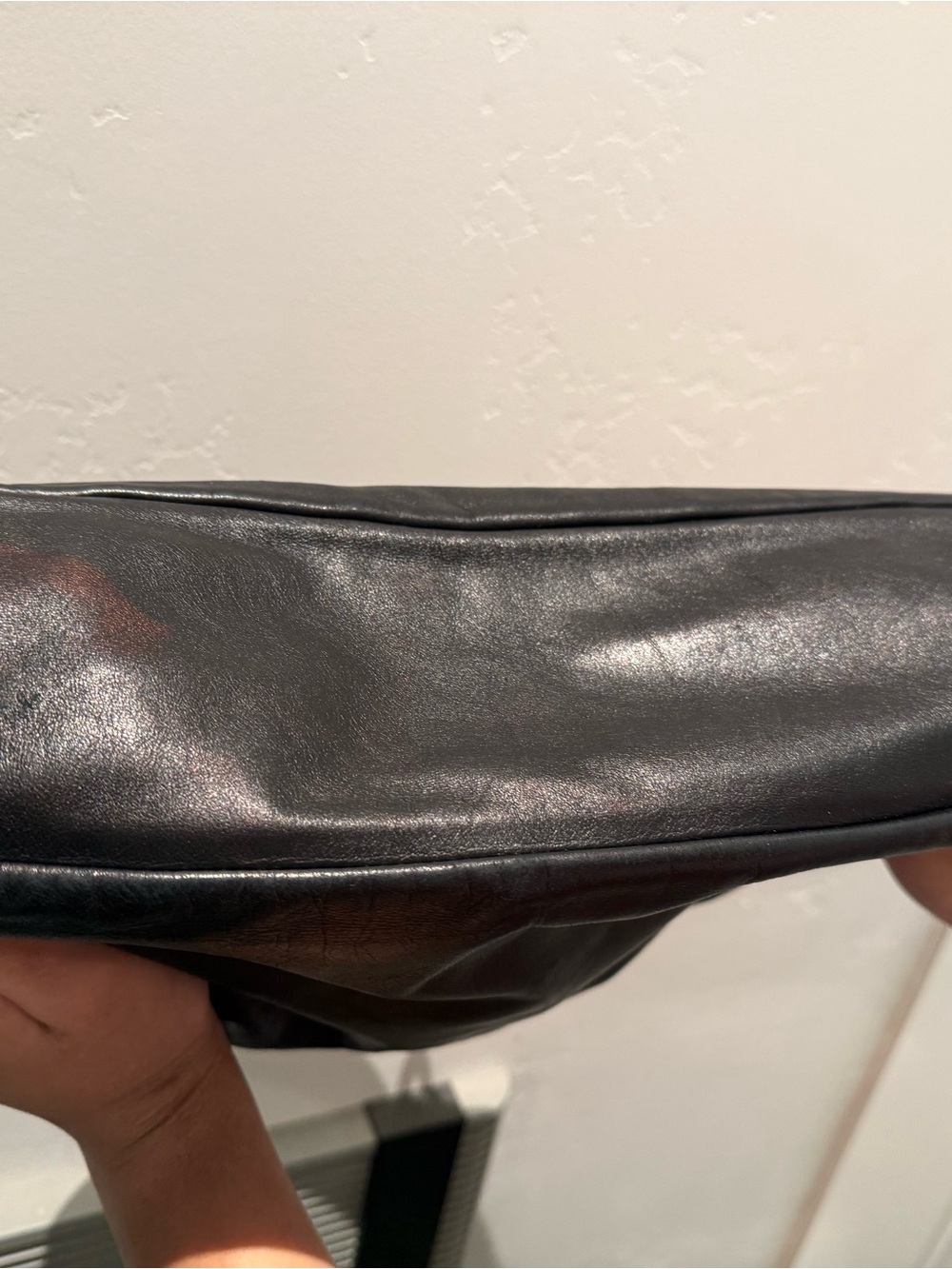 Authentic Gucci Black Leather Horsebit Hobo Bag Medium Vintage - Picture 10 of 13